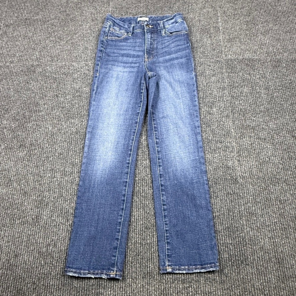 Good American Good Legs Straight Jeans Indigo Blue Size 2 26 GLSNF740OP